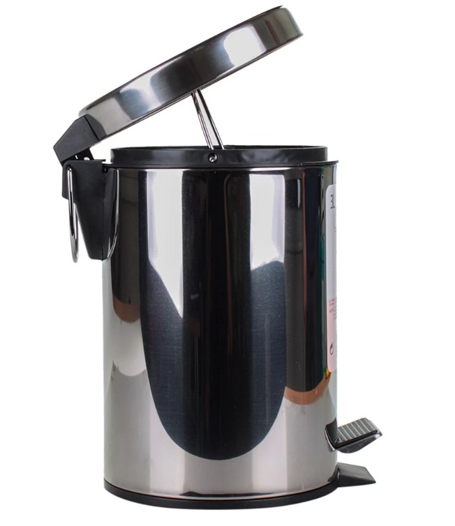 Відро для сміття ACTUEL з педаллю, 3 л, метал (596390)